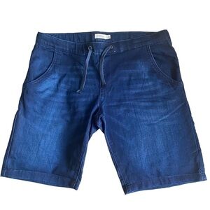 Republic of Denim Jogger Denim Shorts
